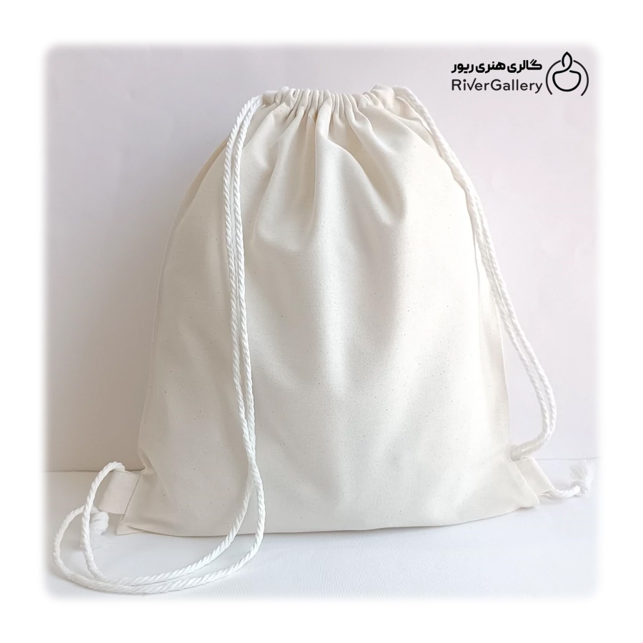 شوزبگ یا کوله جمع شو متقال کتان 420 گرم سایز 34*40